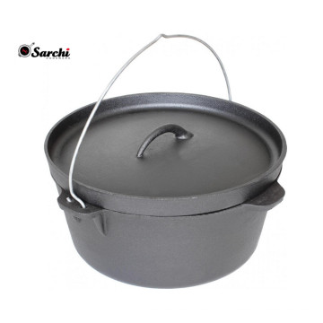 Flat Bottom Cast Iron Dutch Oven